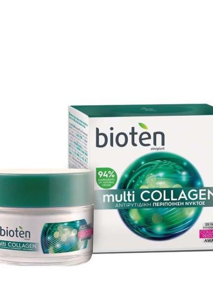 Bioten Multi Collagen Αντιρυτιδική Θεραπεία Νύχτας 50ml