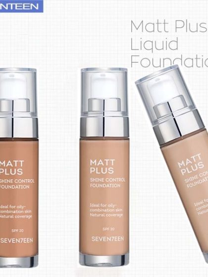 Seventeen – Matt Plus Liquid Foundation SPF20