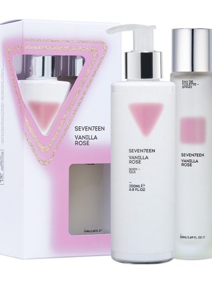 Seventeen - Vanilla Rose Set Body Silk 200ml & EDT 50ml