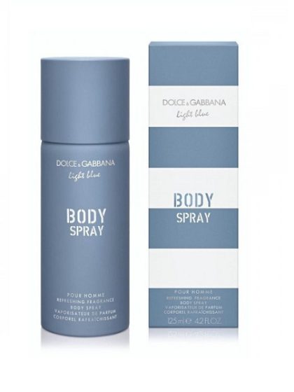 D&G - Light Blue Pour Homme Body Spray 125ml