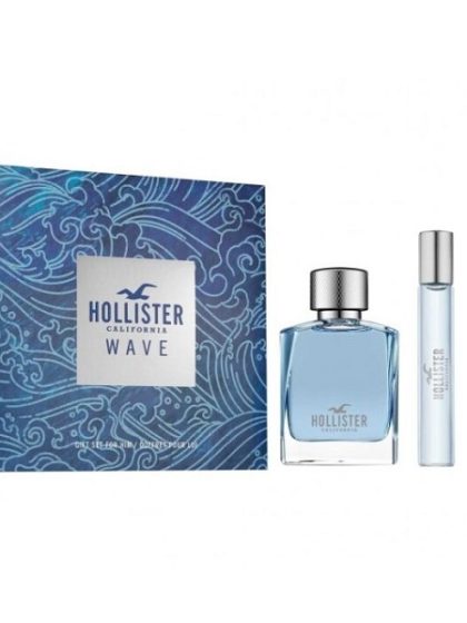 HOLLISTER SET Wave For Him Eau De Toilette 50ml + EDT 15ml