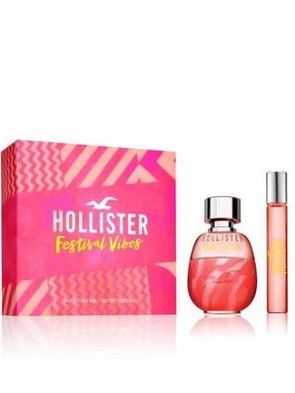 HOLLISTER SET Festival Vibes For Her Eau De Toilette 50ml + EDT 15ml