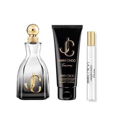 I Want Choo Forever EDP 100ml & Body Lotion 100ml & EDP 7.5ml - Set