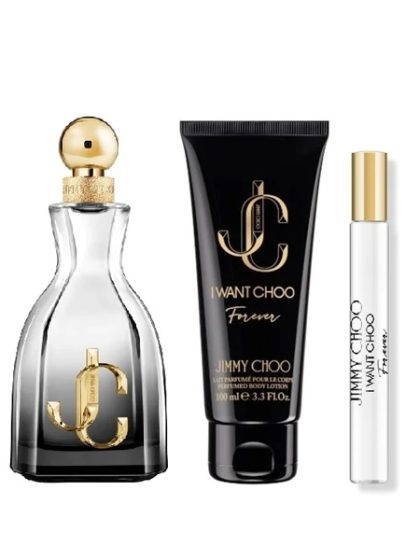 I Want Choo Forever EDP 100ml & Body Lotion 100ml & EDP 7.5ml - Set