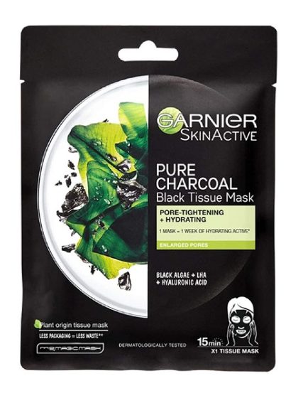 Garnier Charcoal Tissue Mask 28gr