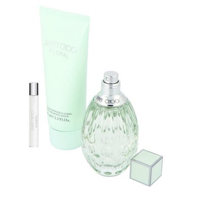 Jimmy Choo -Floral EDT 90ml & Body Lotion 100ml & EDT 7.5ml - Set