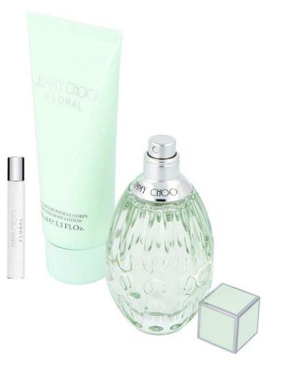 Jimmy Choo -Floral EDT 90ml & Body Lotion 100ml & EDT 7.5ml - Set