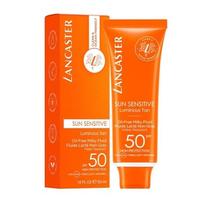 Lancaster - Sun Sensitive Oil-Free Milky Fluid For Face SPF50, 50ml