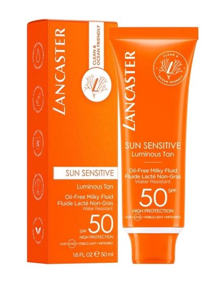 Lancaster - Sun Sensitive Oil-Free Milky Fluid For Face SPF50, 50ml