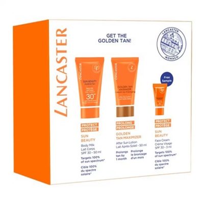 Sun Kit Sun Beauty Body Milk SPF30 + Tan Maximizer After Sun Lotion + Sun Beauty Face Cream SPF30