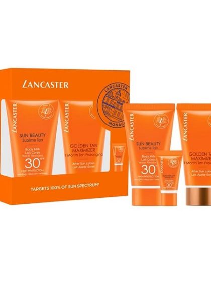 Sun Kit Sun Beauty Body Milk SPF30 + Tan Maximizer After Sun Lotion + Sun Beauty Face Cream SPF30