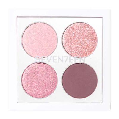 Seventeen-Vibrant Eyes Quad Palette Flirty Pink