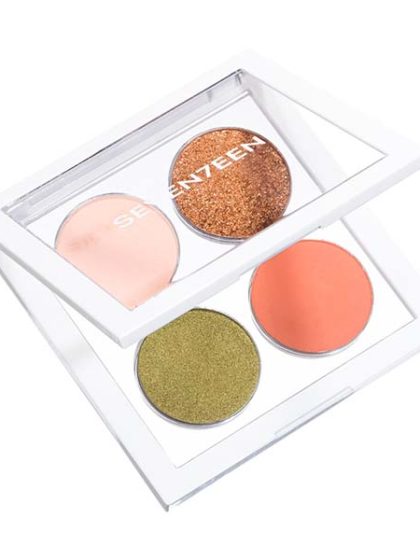 Seventeen-Vibrant Eyes Quad Palette Color Pop