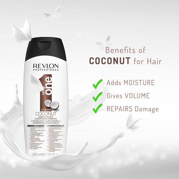 Revlon – Uniq One All in One Coconut Hair & Scalp Conditioning Shampoo 300ml