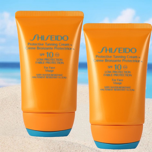 Shiseido -Protective Tanning Cream SPF10 For Face, 50ml