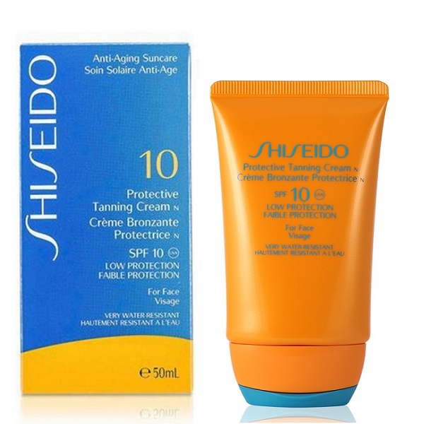 Shiseido -Protective Tanning Cream SPF10 For Face, 50ml