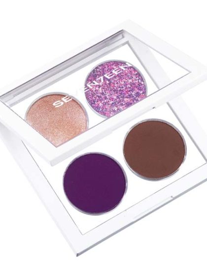 Seventeen - Vibrant Eyes Quad Palette Purple Pop