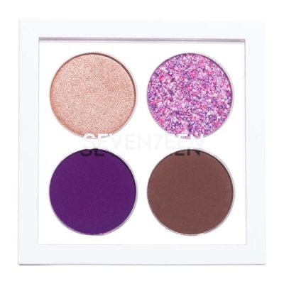 Seventeen - Vibrant Eyes Quad Palette Purple Pop