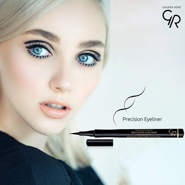 Golden Rose - Precision Eyeliner Intense Black