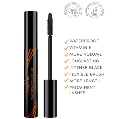 Golden Rose - Essential Waterproof Volume Mascara Black