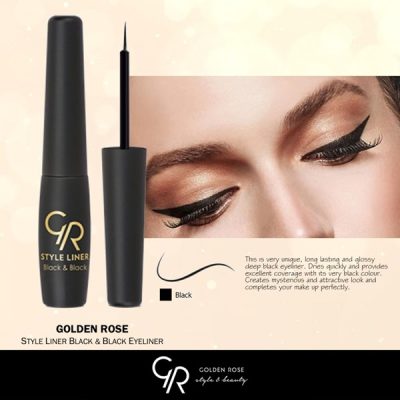 Golden Rose - Style Liner Black & Black