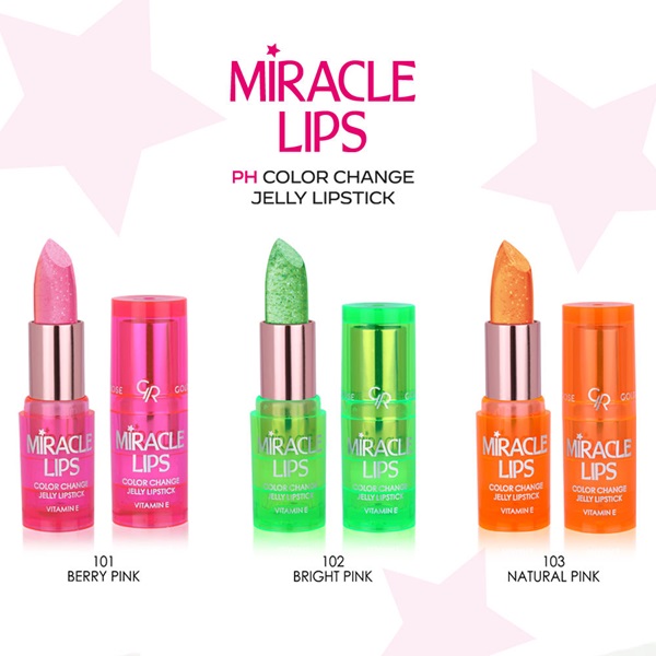 Golden Rose - Miracle Lips Color Change Jelly Lipstick