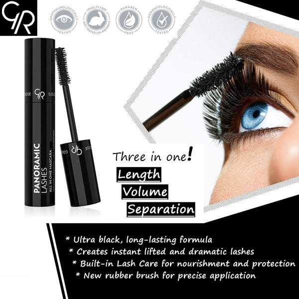 Golden Rose - Panoramic Lashes All In One Mascara