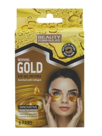 Beauty Formulas – Τζελ Επιθέματα Ματιών Golden Collagen