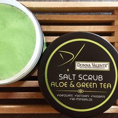 Donna Valente - Body Salt Scrub Aloe & Green Tea