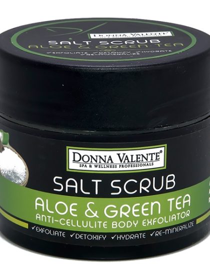 Donna Valente - Body Salt Scrub Aloe & Green Tea