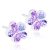 Blomdahl - Medical Plastic Flower Violet