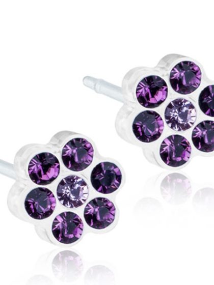 Blomdahl - Medical Plastic Daisy Amethyst/Light Amethyst