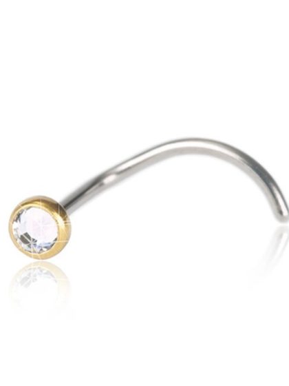 Blomdahl - Golden Titanium Crystal – Nose