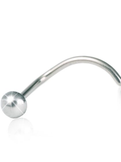 Blomdahl - Silver Titanium Ball – Nose