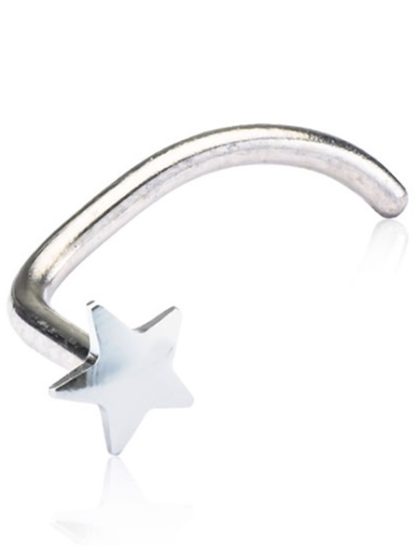 Blomdahl - Silver Titanium Star – Nose