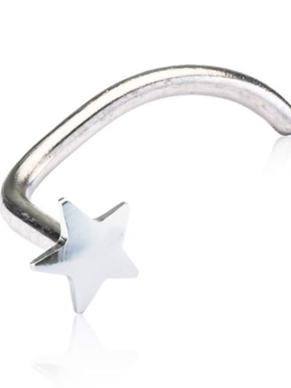 Blomdahl - Silver Titanium Star – Nose