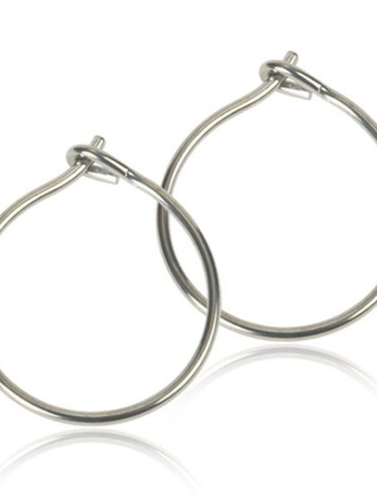 Blomdahl - Natural Titanium 12mm Safety Ear Ring A