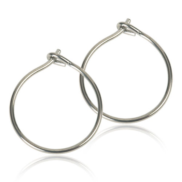 Blomdahl - Natural Titanium 12mm Safety Ear Ring A
