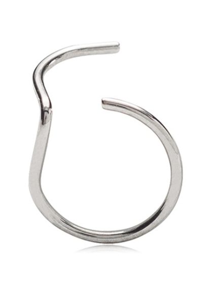 Blomdahl – Natural Titanium Ring Right – Nose