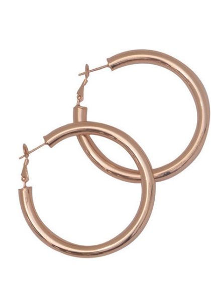 Ro Ro - Κρίκοι Nickel Free 50mm Rose Gold - E006RG/50