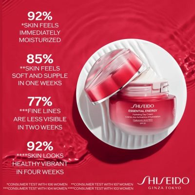 Shiseido – Essential Energy Hydrating Day Cream SPF20, 50ml