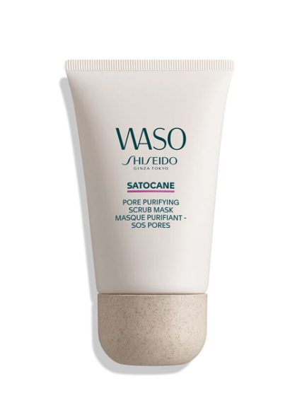 είναι μια μάσκα από ορυκτό άργιλο, Shiseido - Waso Satocane Pore Purify Scrub Mask