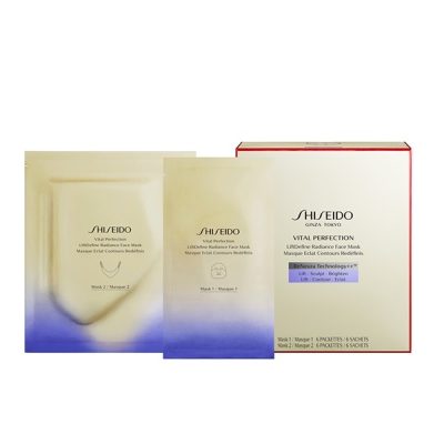 Shiseido – Vital Perfection Liftdefine Radiance Face Mask 6pcs