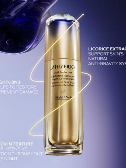 Shiseido – Vital Perfection LiftDefine Radiance Night Concentrate