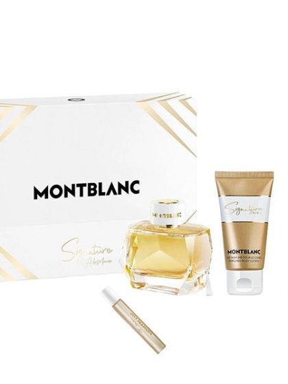 Montblanc - Signature Absolue EDP 90ml & Body Lotion 100ml & EDP 7,5ml – Set